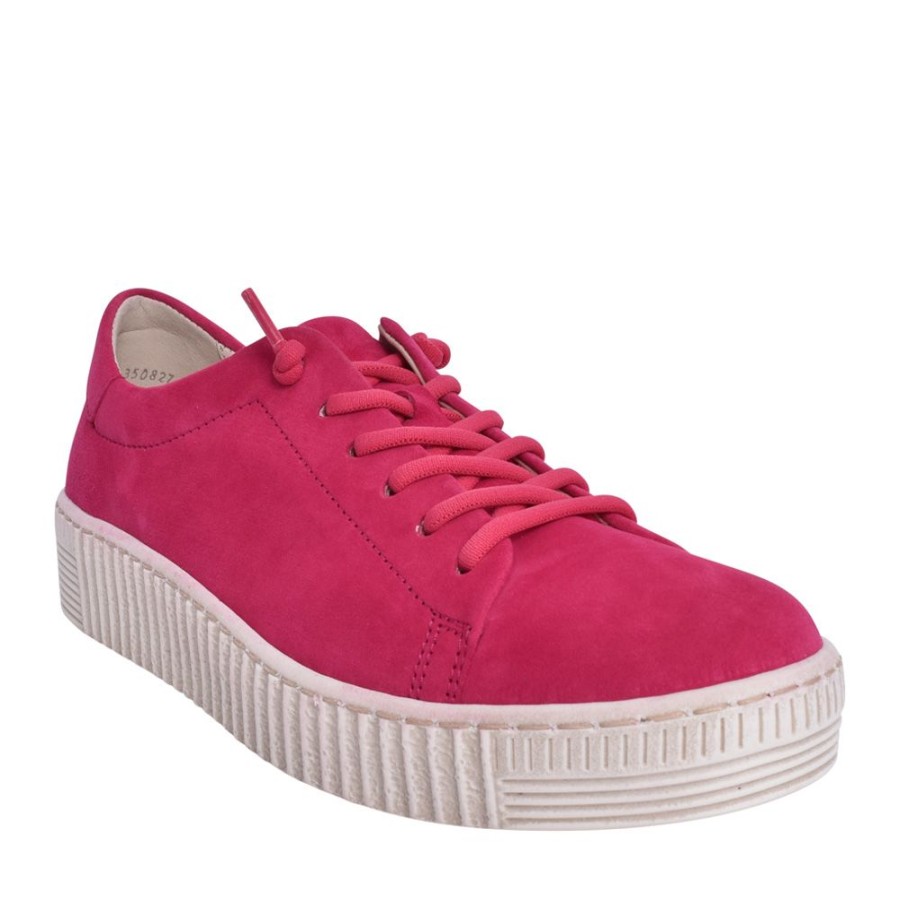 Ladies GABOR | Ladies Woodall 23.331 Laced Trainer In Pink
