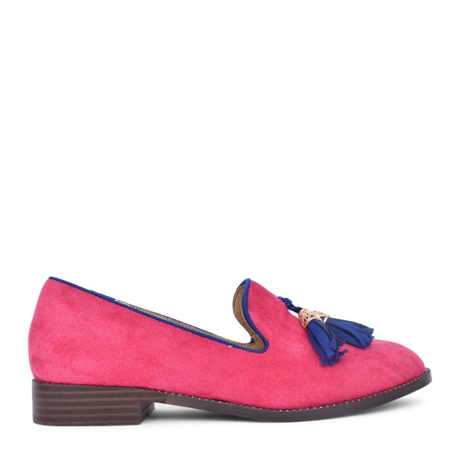Ladies DANCING MATILDA | Ladies Trapeze 003 Slip-On Shoe In Hot Pink