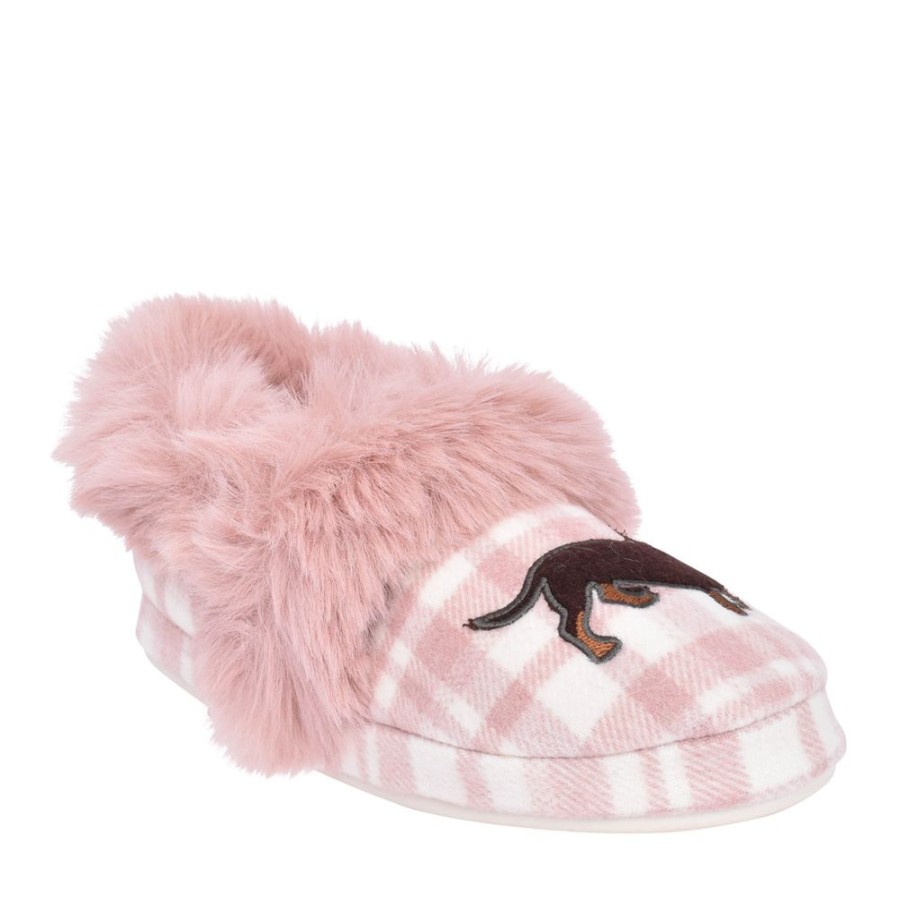 Ladies LAZY DOGZ | Ladies Callie Kld432 Slipper In Pink