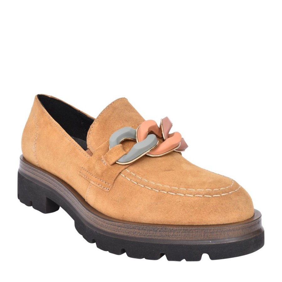Ladies VIGUERA | Ladies 8140 Loafer In Tan