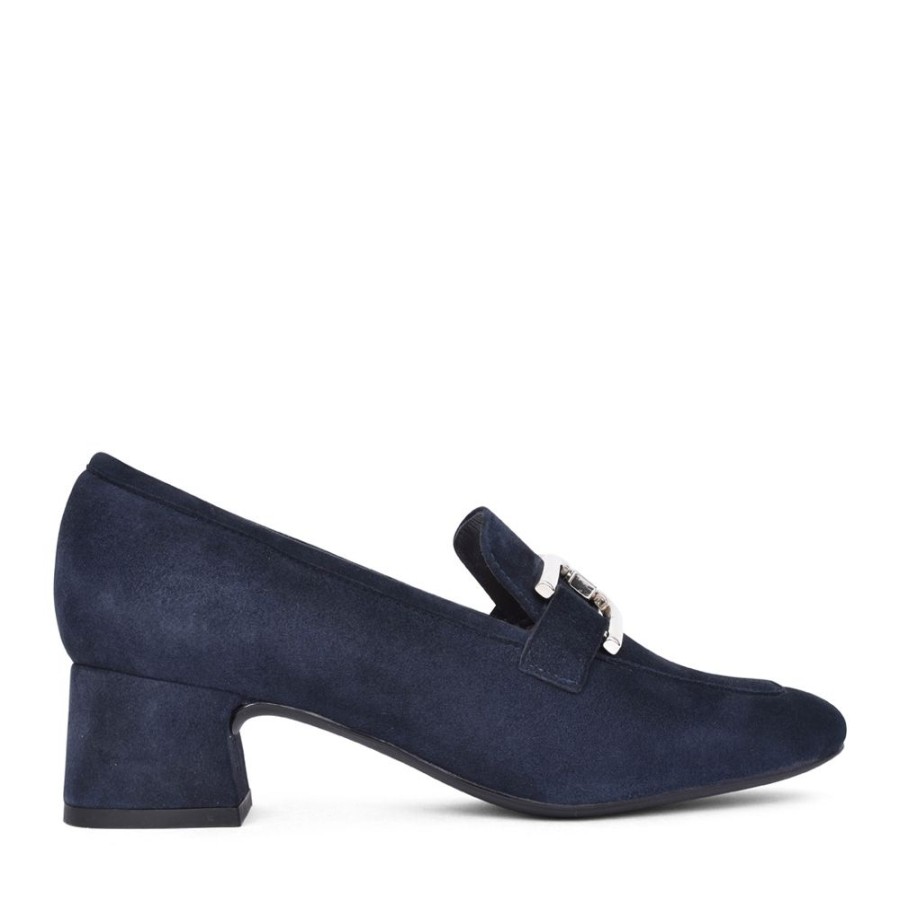 Ladies UNISA | Ladies Losie Low Heel Loafer In Navy
