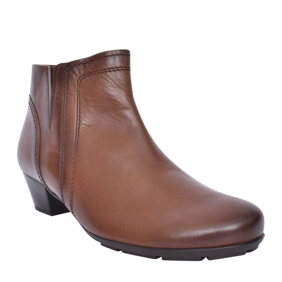 Ladies GABOR | Ladies Heritage 35.638 Ankle Boot In Tan