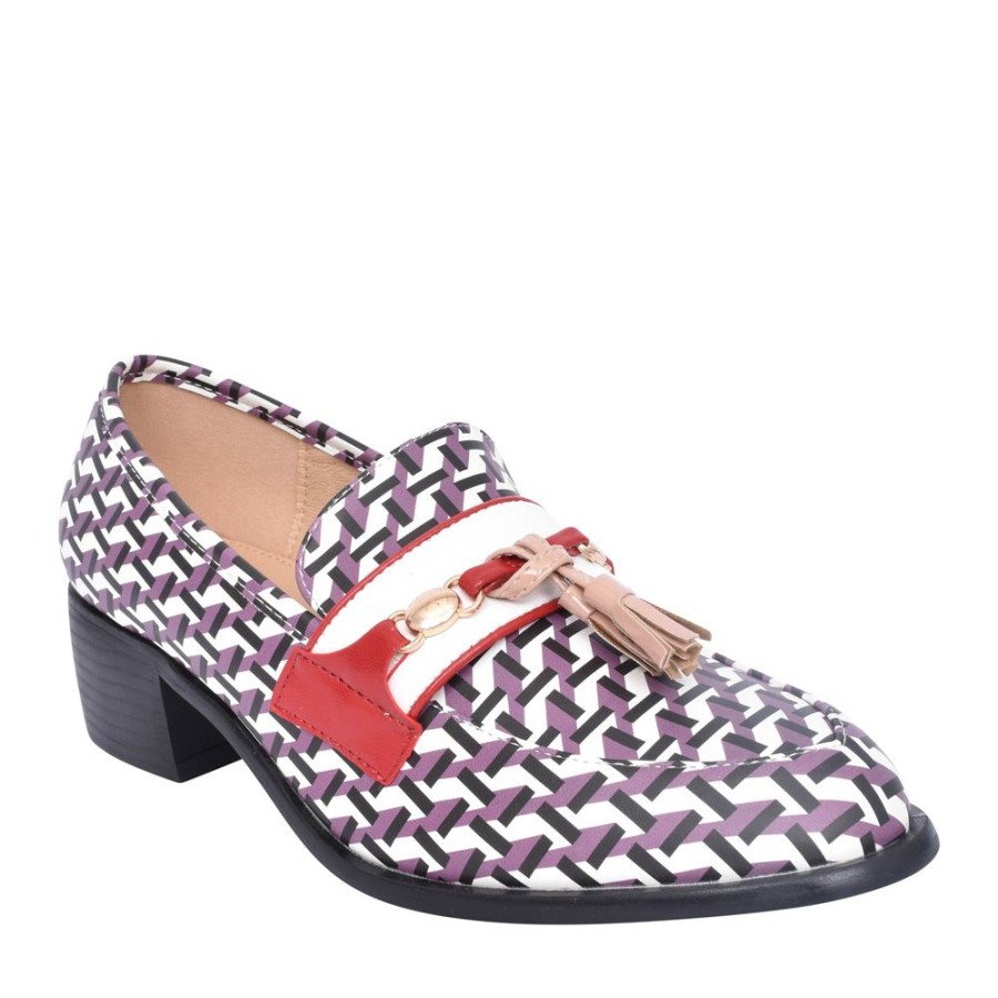 Ladies DANCING MATILDA | Ladies Trapeze 010 Slip-On Shoe In Multi-Colour
