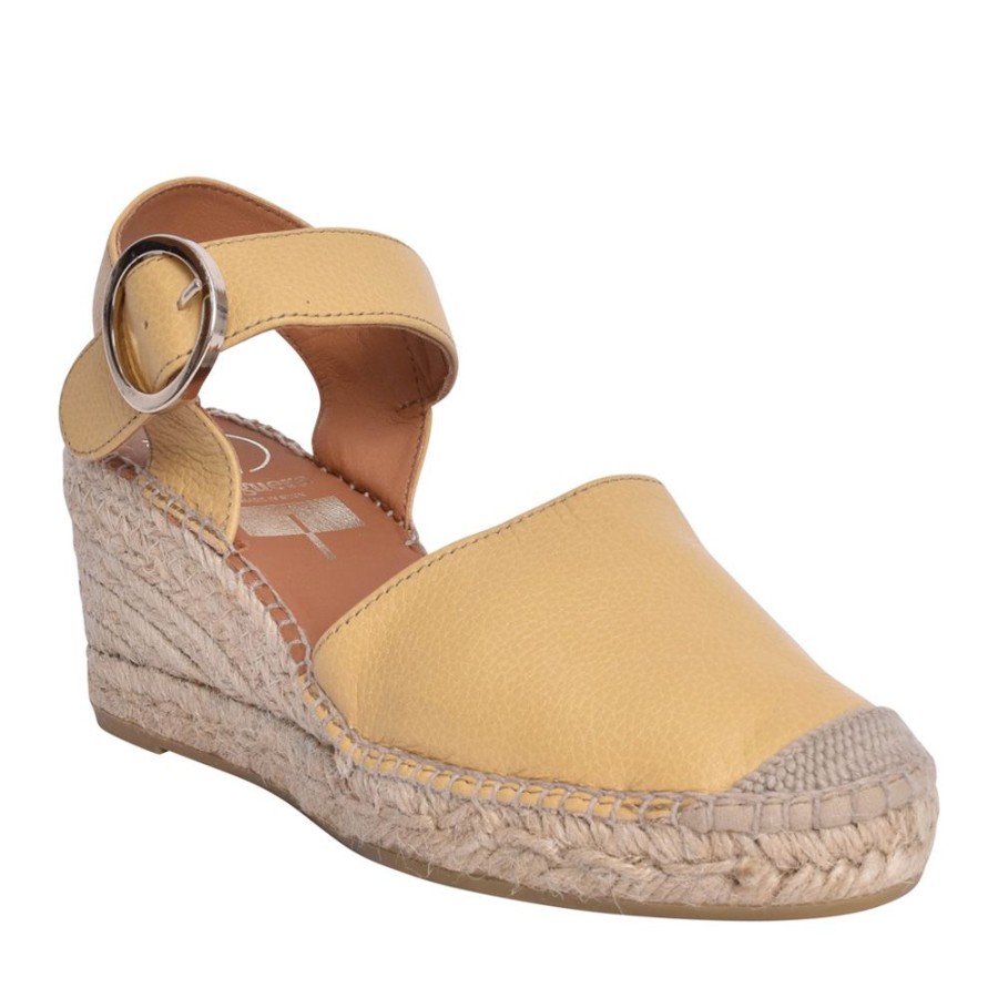 Ladies VIGUERA | Ladies 1922 Wedged Espadrille In Mustard