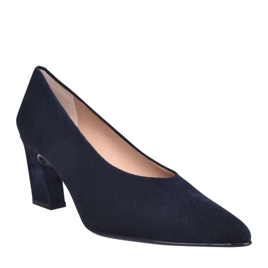 Ladies UNISA | Ladies Kramp Medium Heel Court Shoe In Navy