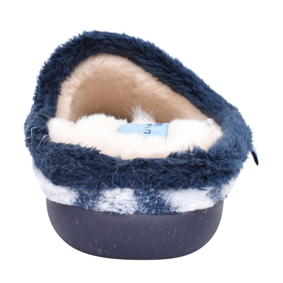 Ladies LUNAR | Ladies Bellissima Kla133 Mule Slipper In Blue
