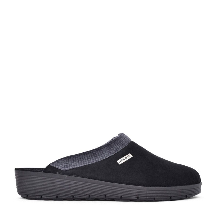 Ladies ROHDE | Ladies 2336 Roma Mule Slipper In Black
