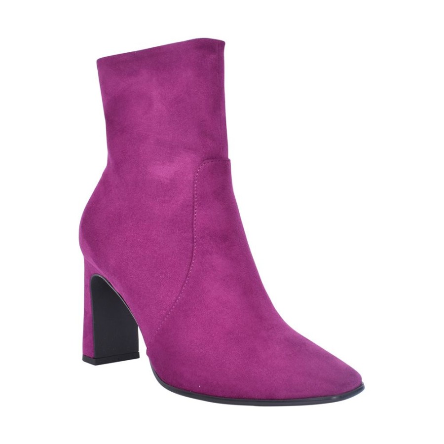 Ladies TAMARIS | Ladies 1-25022 Medium Heel Calf Boot In Dark Pink