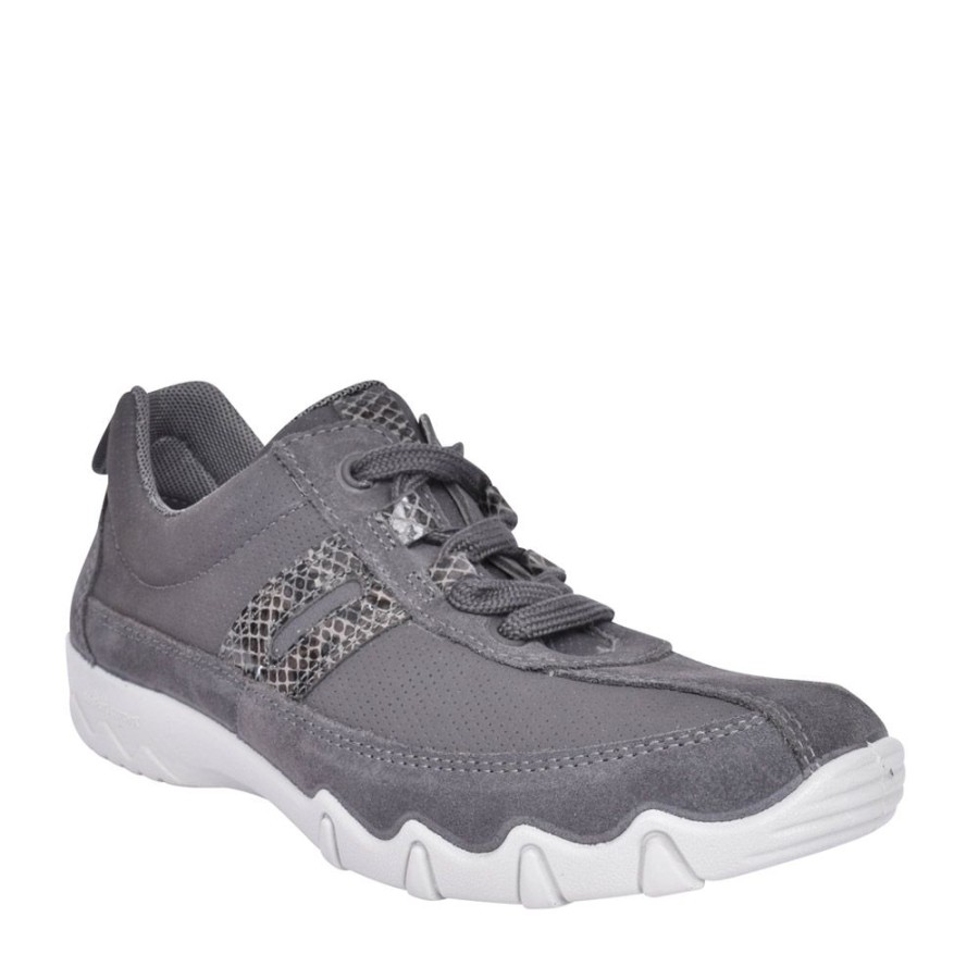 Ladies HOTTER | Ladies Leanne Ii Std Fit Trainer In Grey