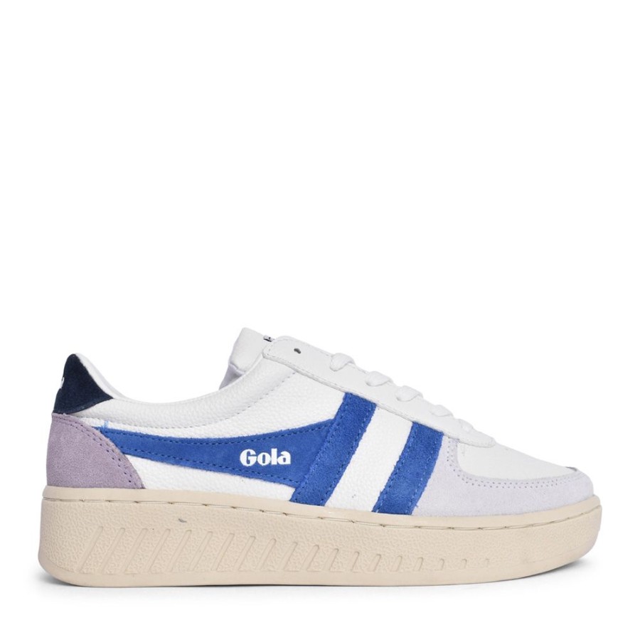Ladies GOLA | Ladies Grandslam Cla415 Laced Trainer In White