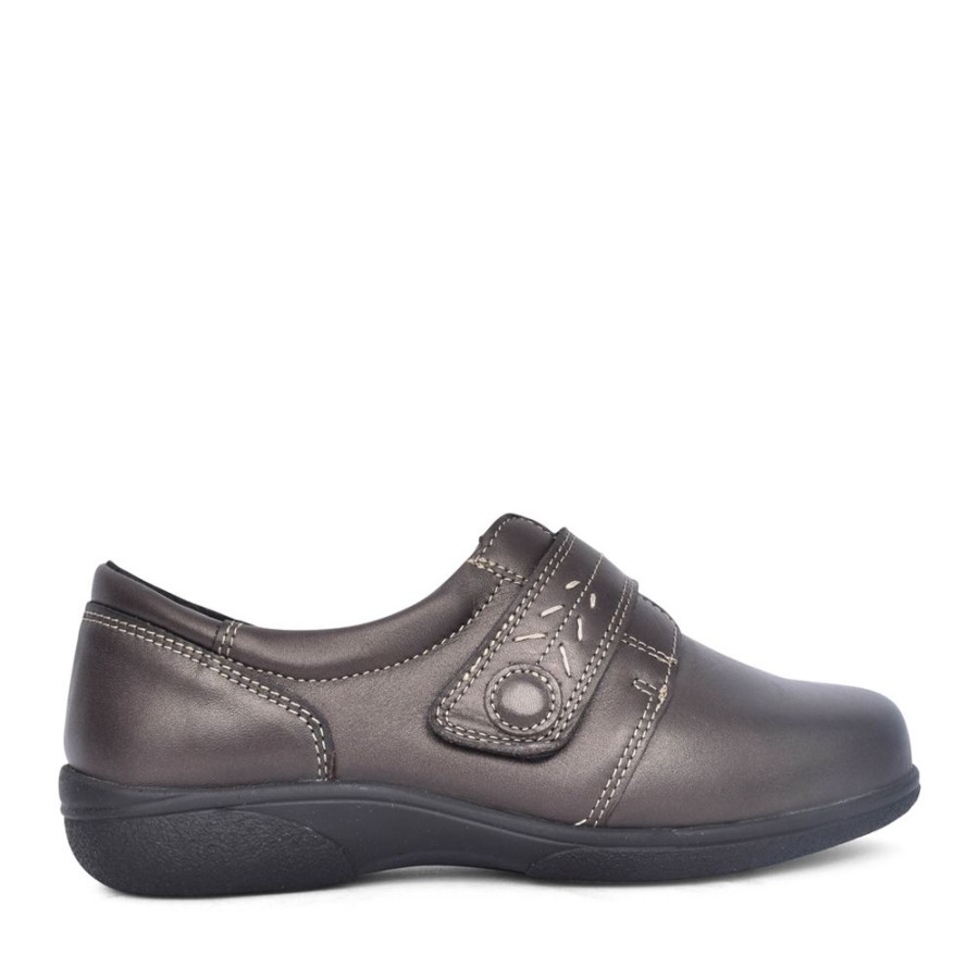 Ladies EASY B | Ladies Rory 2V Velcro Shoe In Bronze