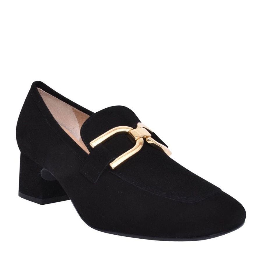 Ladies UNISA | Ladies Losie Low Heel Loafer In Black