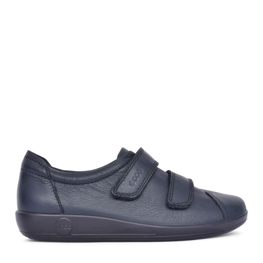Ladies ECCO | Ladies 206513 Soft 2.0 Trainer In Navy
