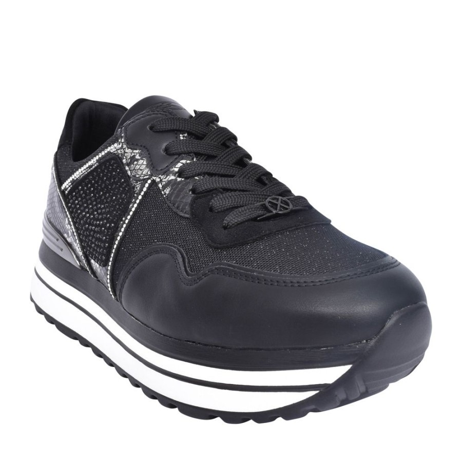 Ladies LLOYD & PRYCE | Ladies Emba Laced Trainer In Black