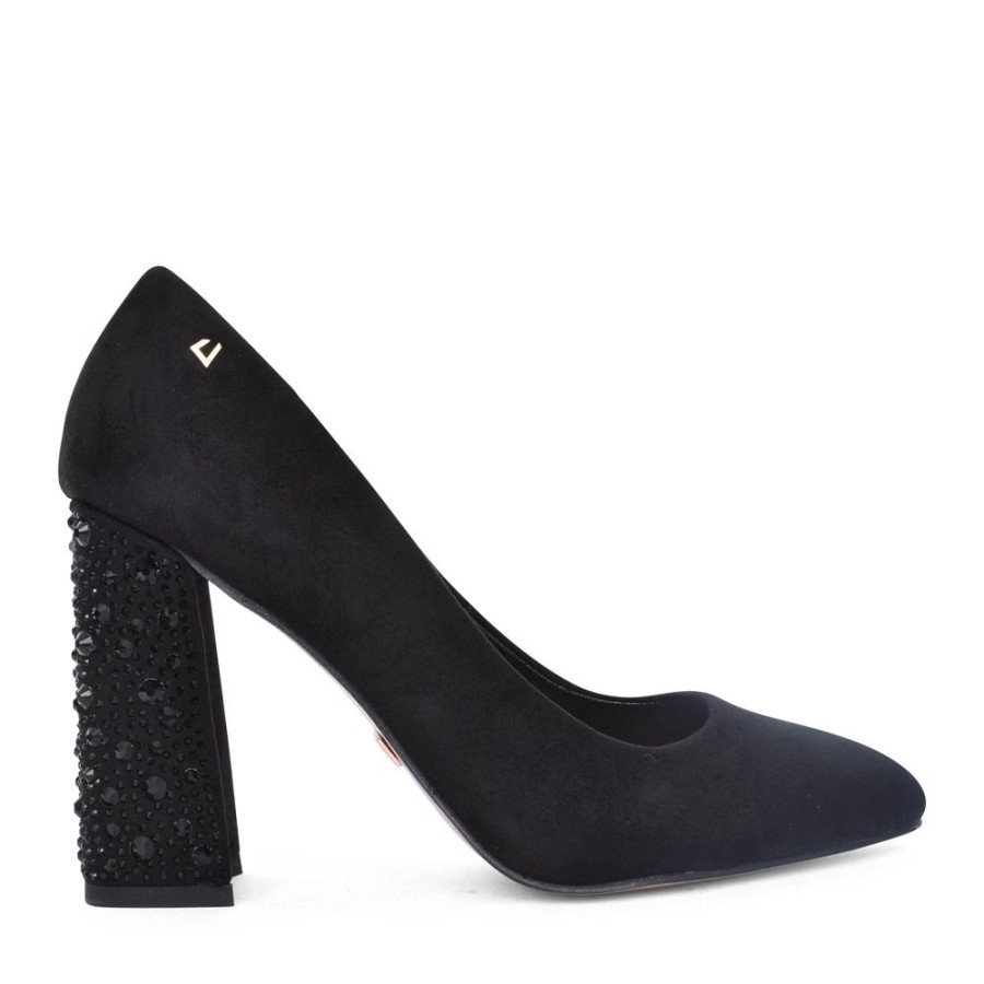 Ladies UNA HEALY | Ladies We'Ve Tonight High Heel Court Shoe In Black