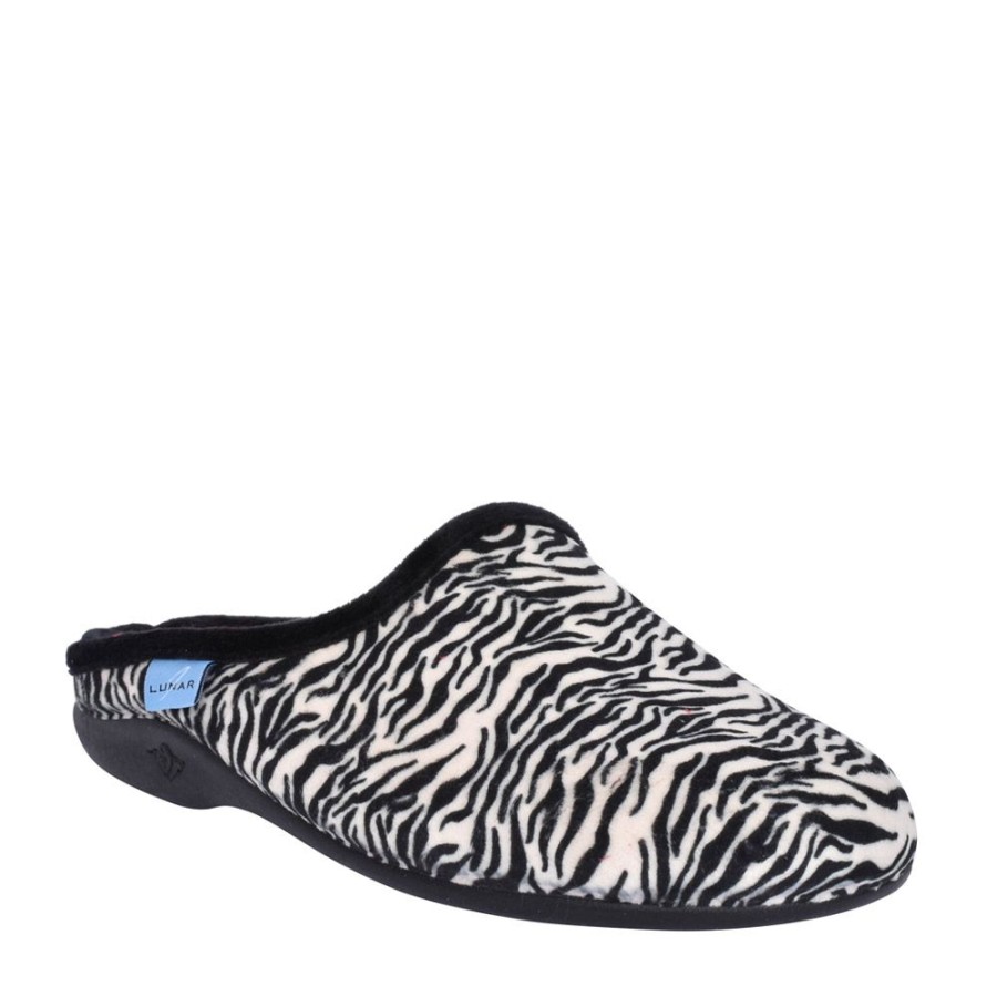 Ladies LUNAR | Ladies Tango Kla152 Mule Slipper In Beige