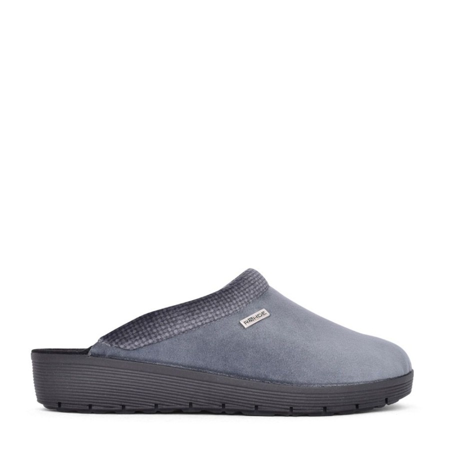 Ladies ROHDE | Ladies 2336 Roma Mule Slipper In Grey