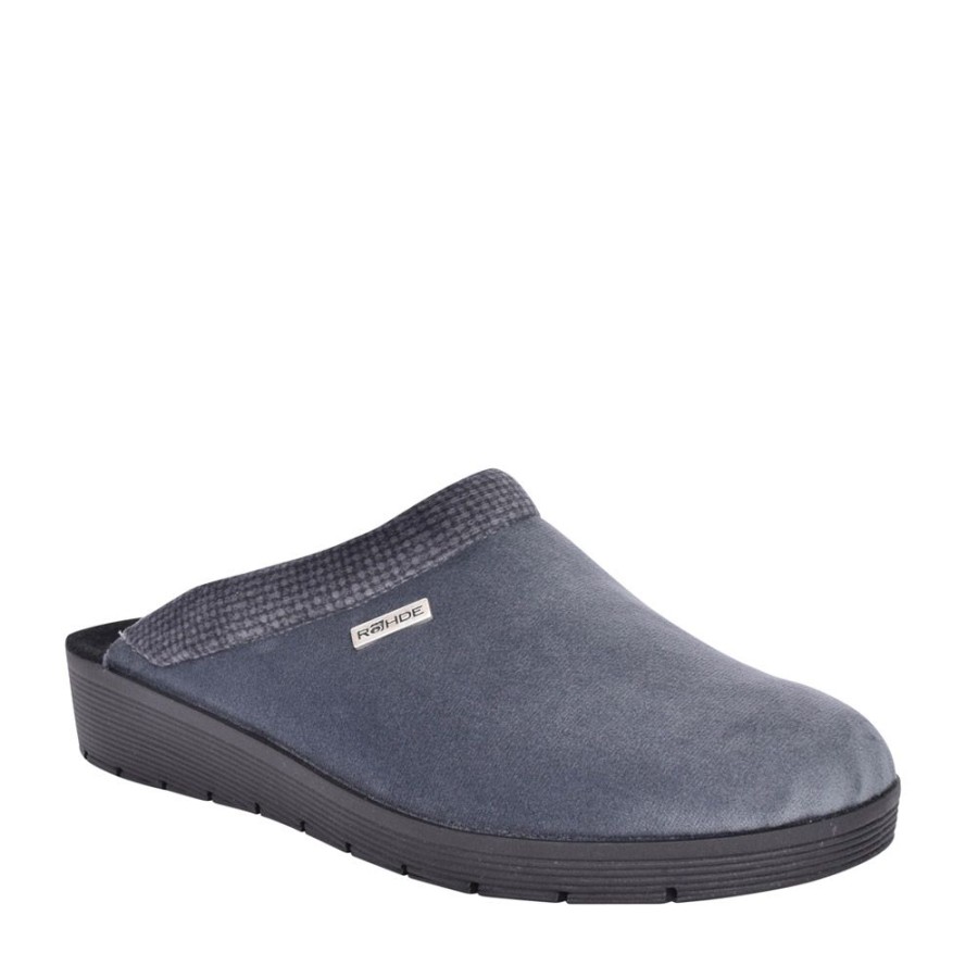 Ladies ROHDE | Ladies 2336 Roma Mule Slipper In Grey
