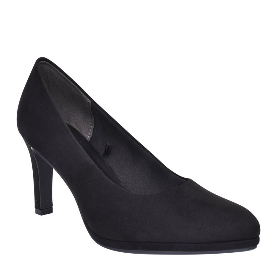 Ladies TAMARIS | Ladies 1-22438 High Heel Shoe In Black
