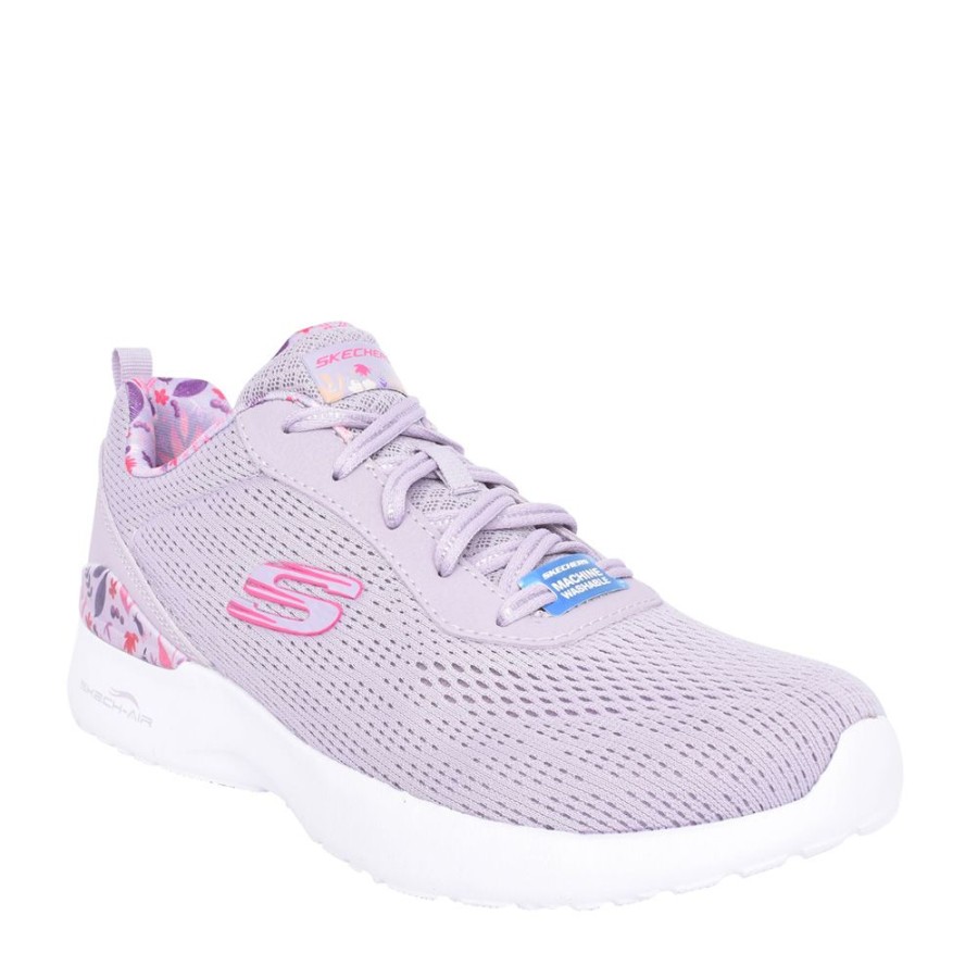Ladies SKECHERS | Ladies 149756 Air Dynamight Laced Trainer In Lavender