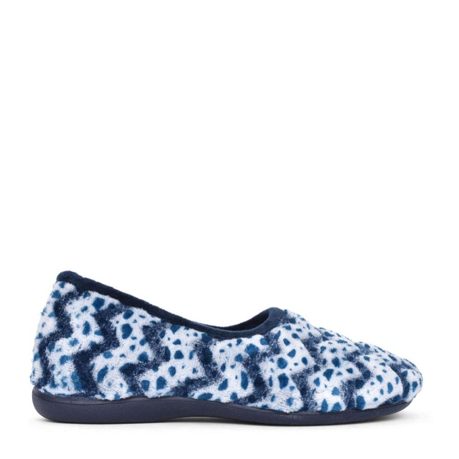 Ladies LOTUS | Ladies Tammy Pump Slipper In Blue