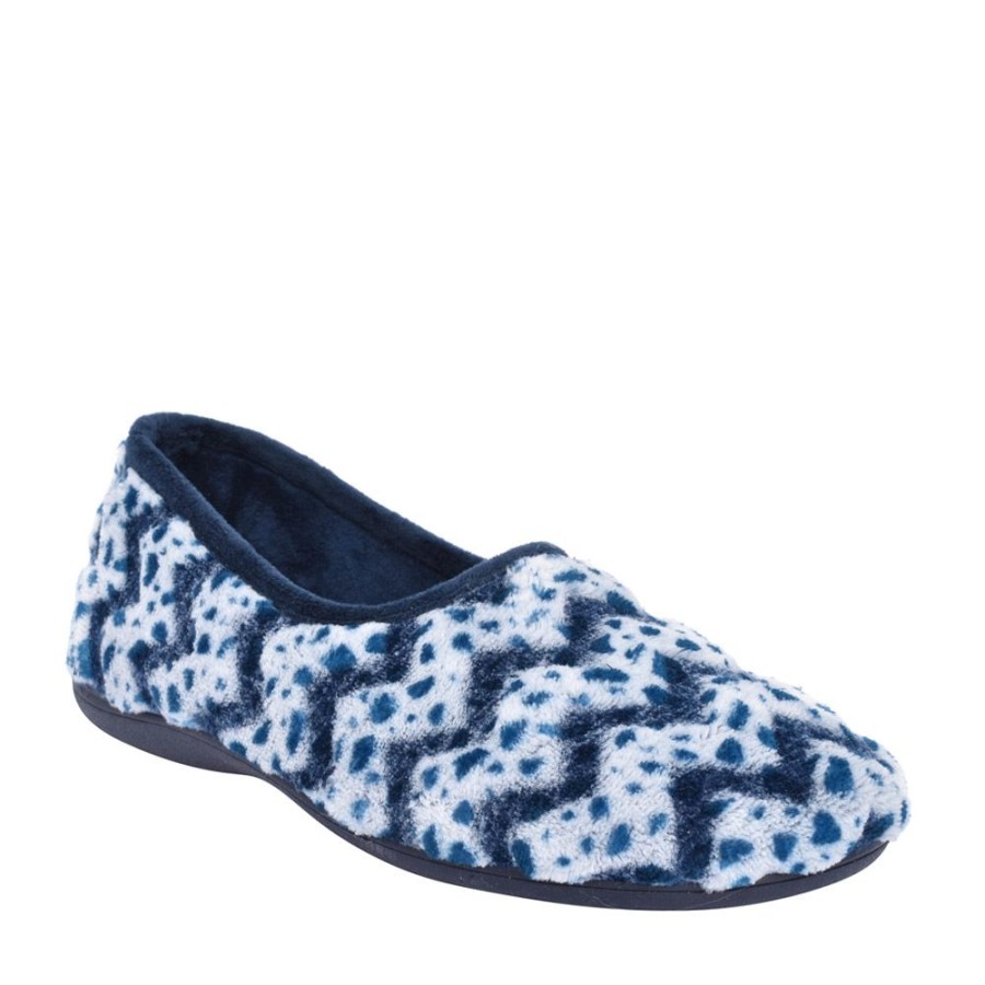 Ladies LOTUS | Ladies Tammy Pump Slipper In Blue