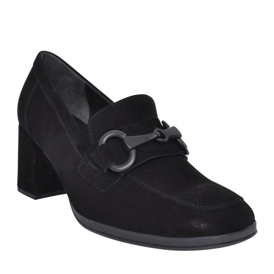 Ladies GABOR | Ladies Poem 35.292 Medium Heel Shoe In Black