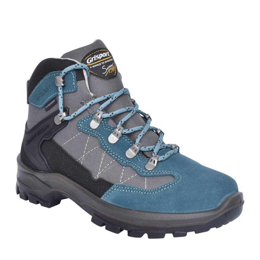 Ladies GRISPORT | Ladies Excalibur Clg730 Laced Walking Boot In Blue