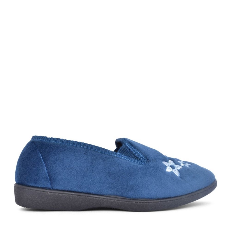 Ladies JO & JOE | Ladies Daphne Full Slipper In Blue
