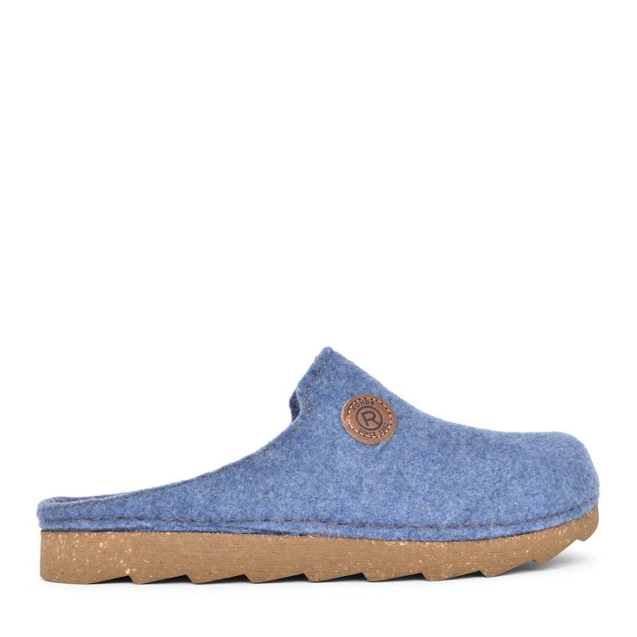 Mens ROHDE | Mens 7100 Mule Slipper In Blue