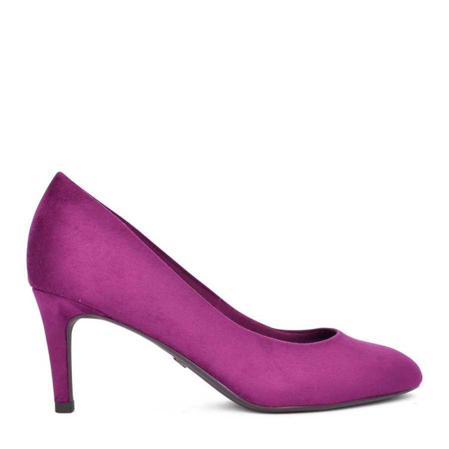 Ladies TAMARIS | Ladies 1-22416 High Heel Court Shoe In Dark Pink