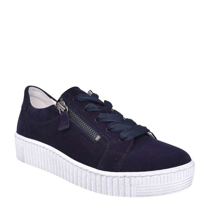Ladies GABOR | Ladies 83.334 Trainer In Navy