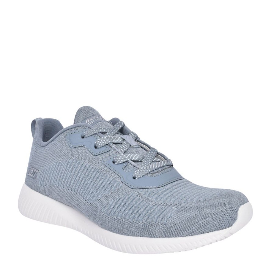 Ladies SKECHERS | Ladies Bobs Sports Squad Trainer In Grey