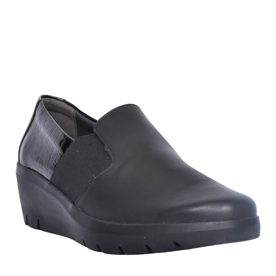 Ladies DUBARRY | Ladies Joco Wedge Slip-On Shoe In Black