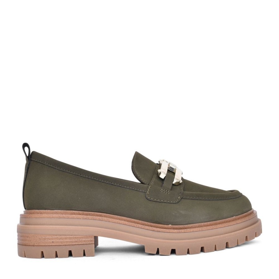 Ladies S.OLIVER | Ladies 5-24704 Slip On Shoe In Khaki