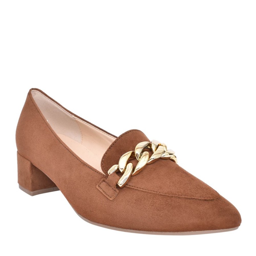 Ladies GABOR | Ladies Hoolie 31.441 Low Heel Court Shoe In Dark Tan
