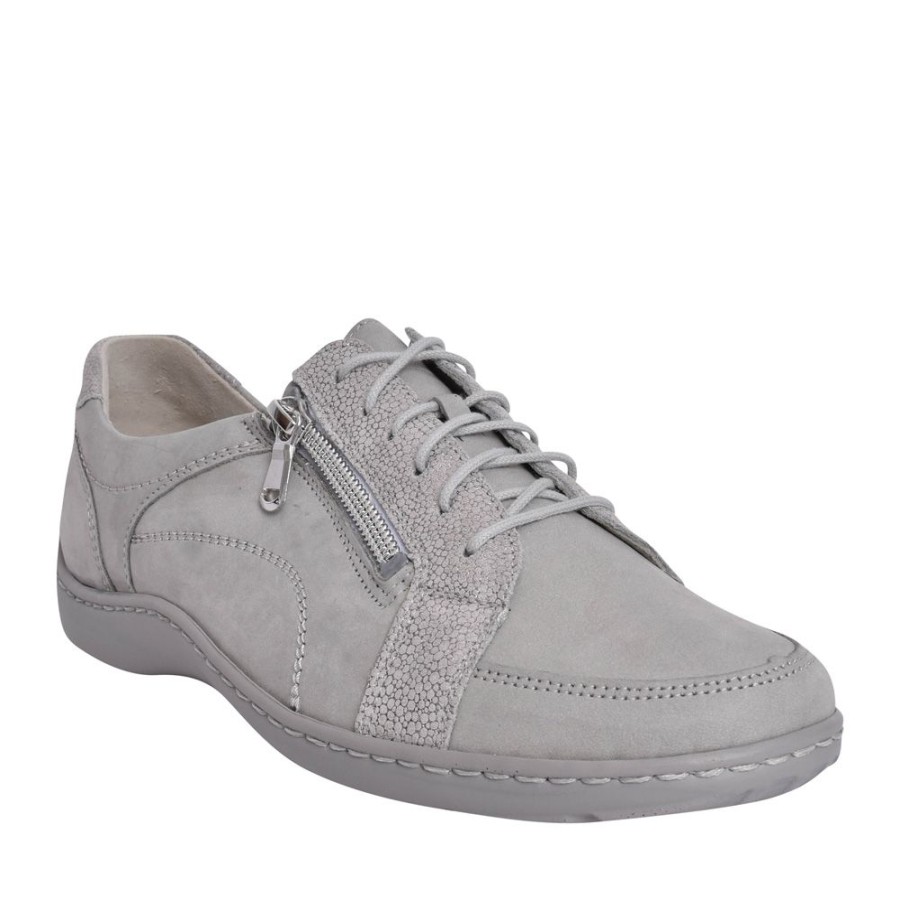 Ladies WALDLAUFER | Ladies 496042 Henni Casual Shoe In Grey