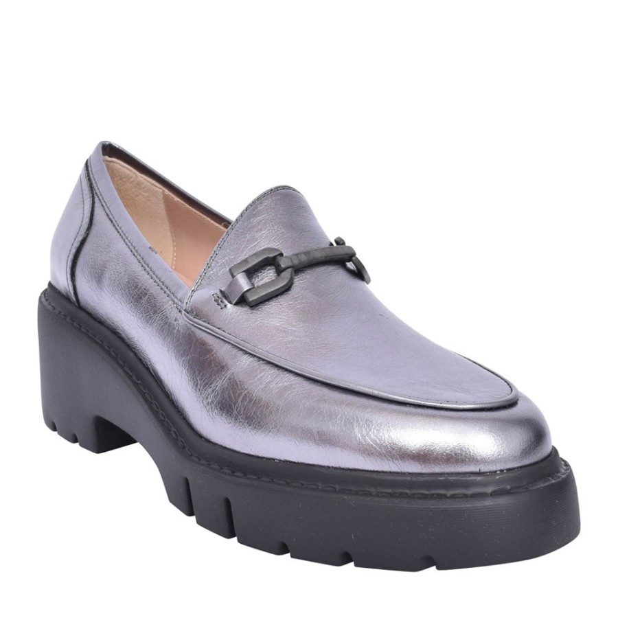 Ladies UNISA | Ladies Jazz Loafer In Silver