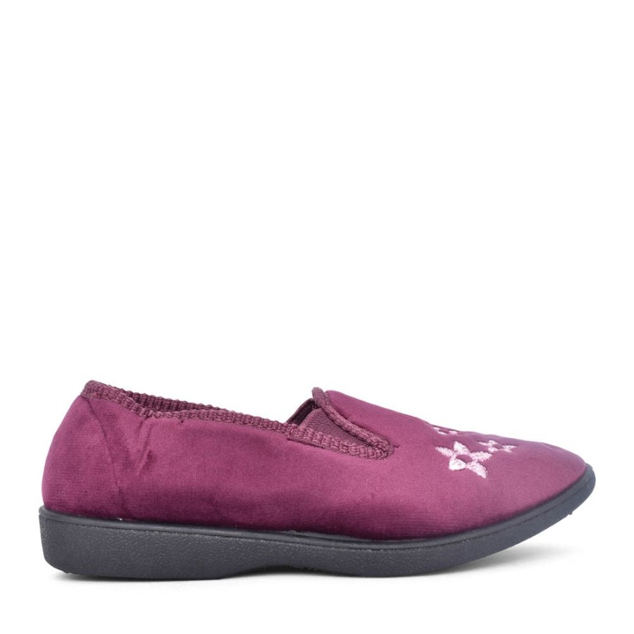 Ladies JO & JOE | Ladies Daphne Full Slipper In Plum