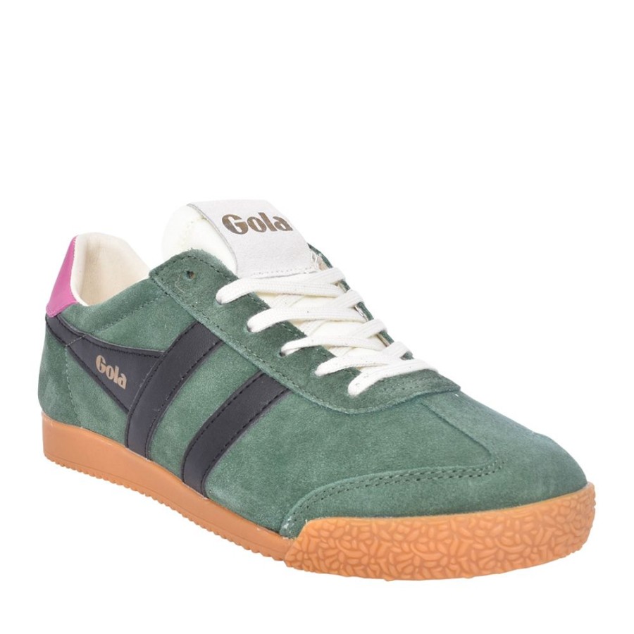 Ladies GOLA | Ladies Elan Clb538 Laced Trainer In Green