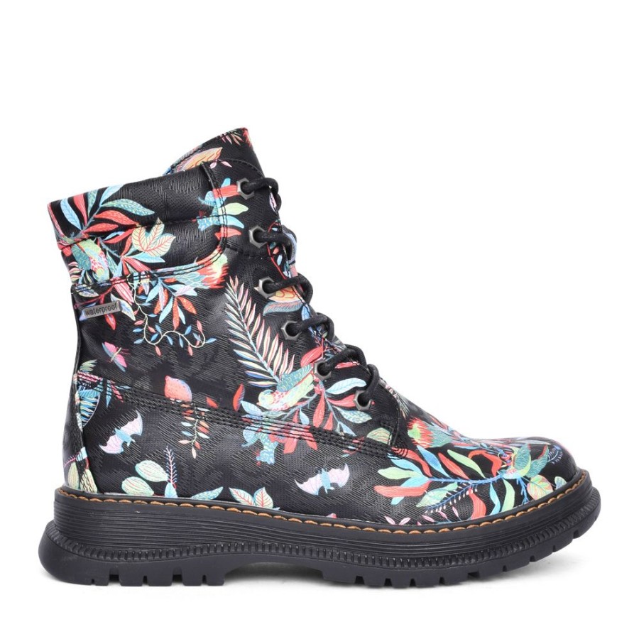 Ladies WESTLAND | Ladies Peyton 01 769521 Laced Ankle Boot In Black Multi