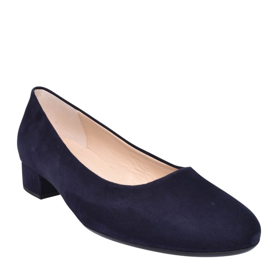 Ladies GABOR | Ladies 41.320 Develop Low Heel Court Shoe In Navy