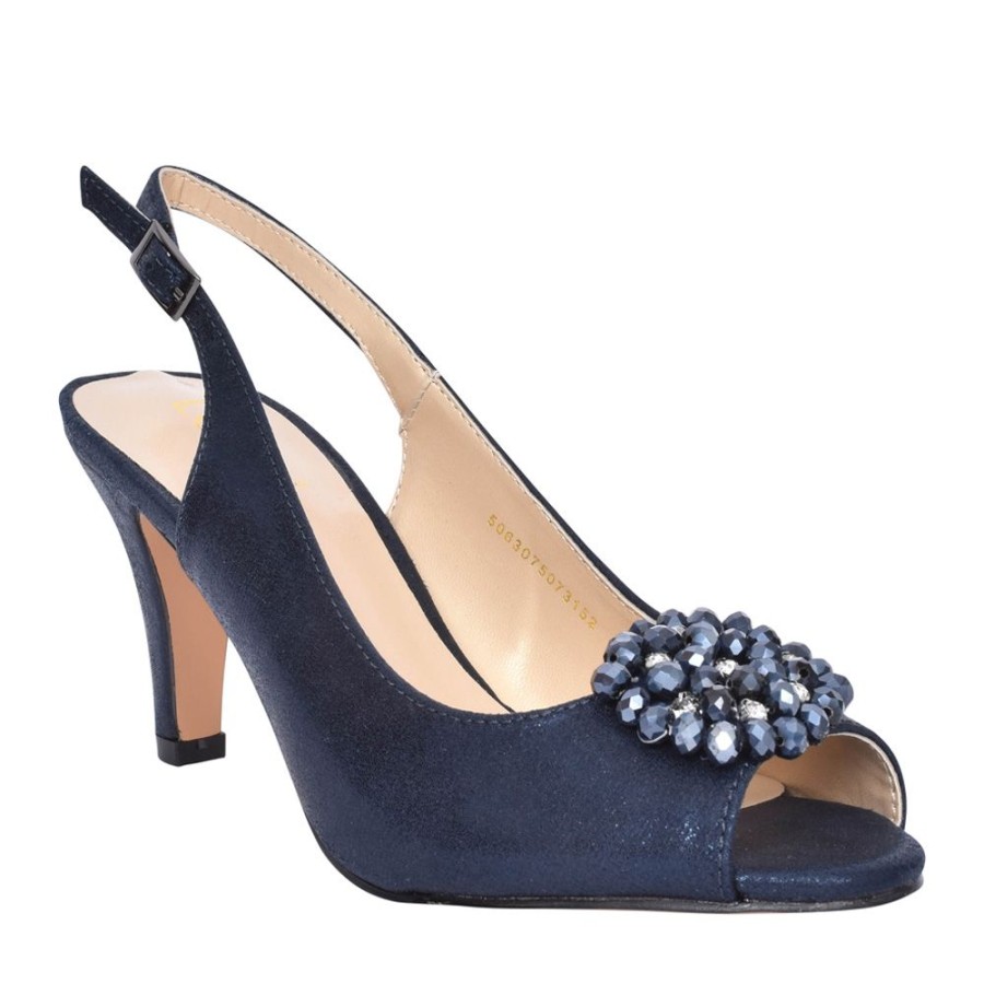 Ladies LOTUS | Ladies Uls042 Elodie Dress Sandal In Navy