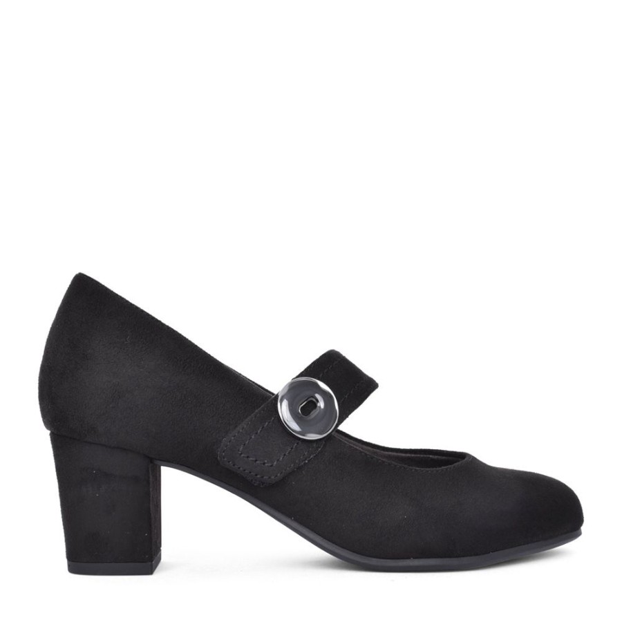Ladies JANA | Ladies 8-24468 Medium Heel Shoe In Black