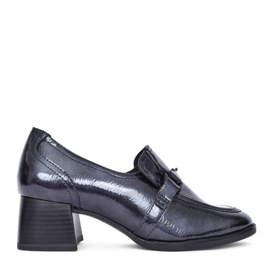 Ladies TAMARIS | Ladies 1-24434 Block Heel Shoe In Navy