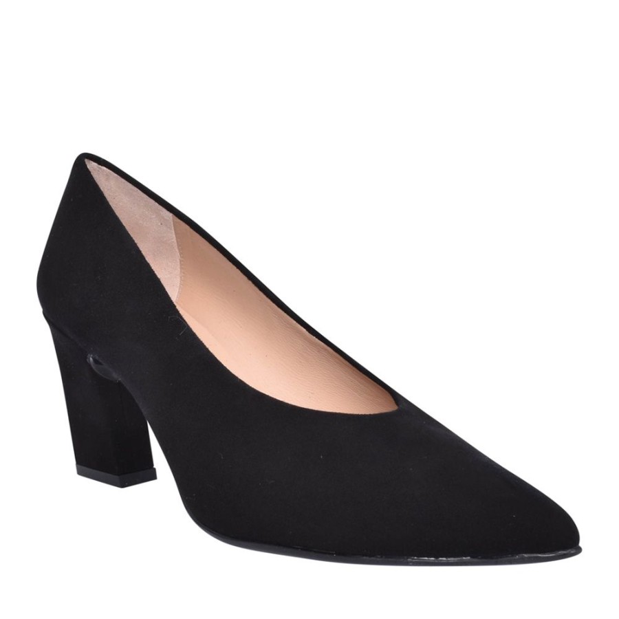 Ladies UNISA | Ladies Kramp Medium Heel Court Shoe In Black