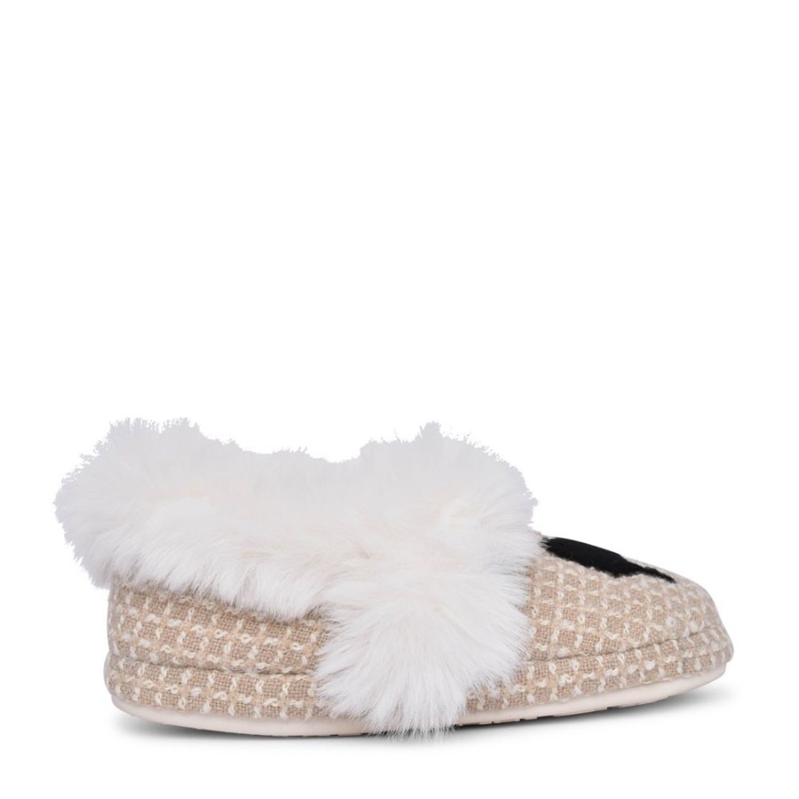 Ladies LAZY DOGZ | Ladies Cookie Kld433 Slipper In Beige