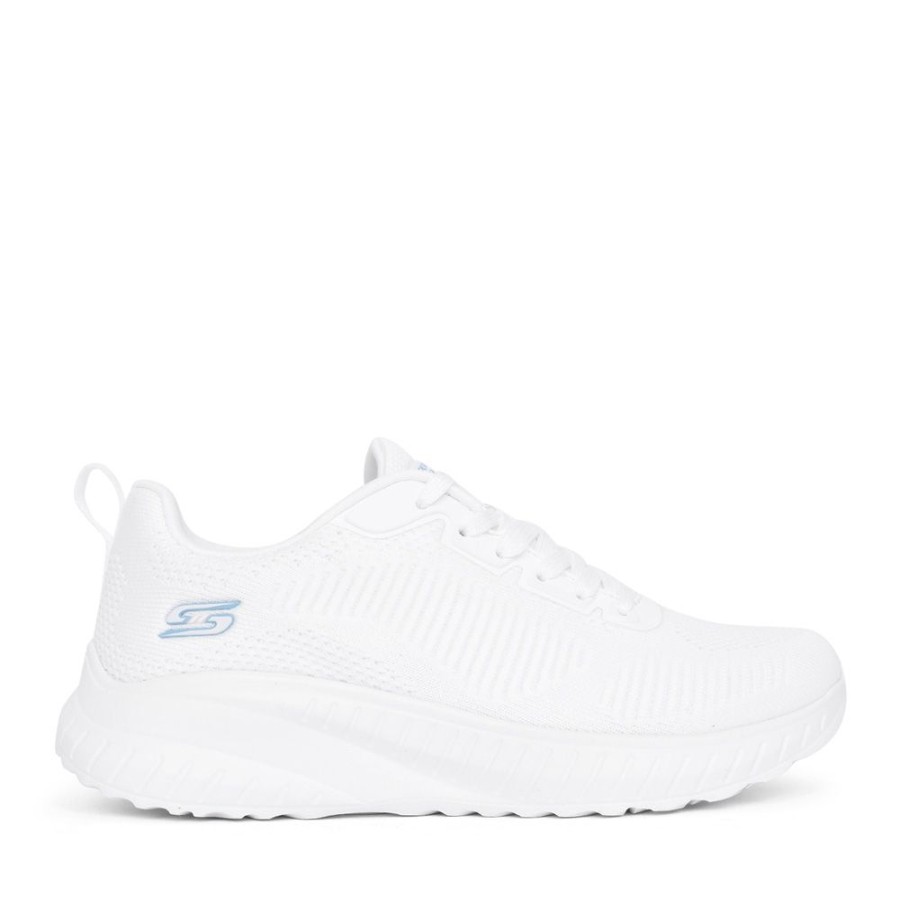 Ladies SKECHERS | Ladies 117209 Bobs Sport Squad Trainer In Off White