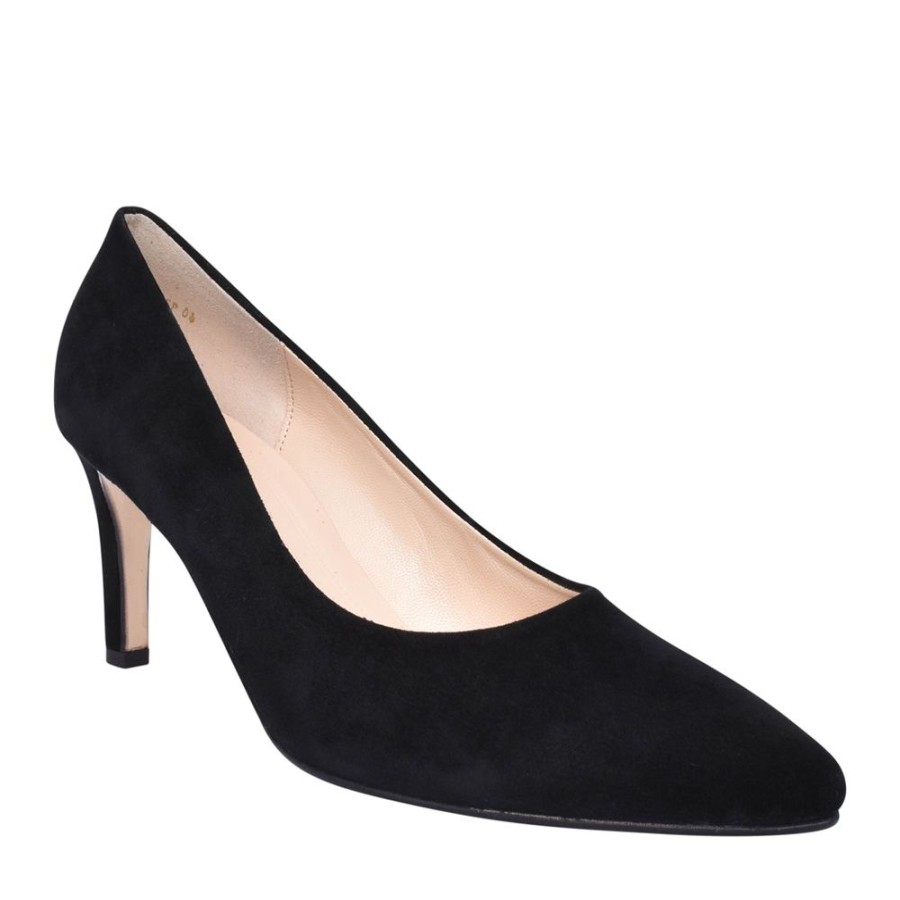 Ladies GABOR | Ladies Dane 31.380 Medium Heel Court Shoe In Black