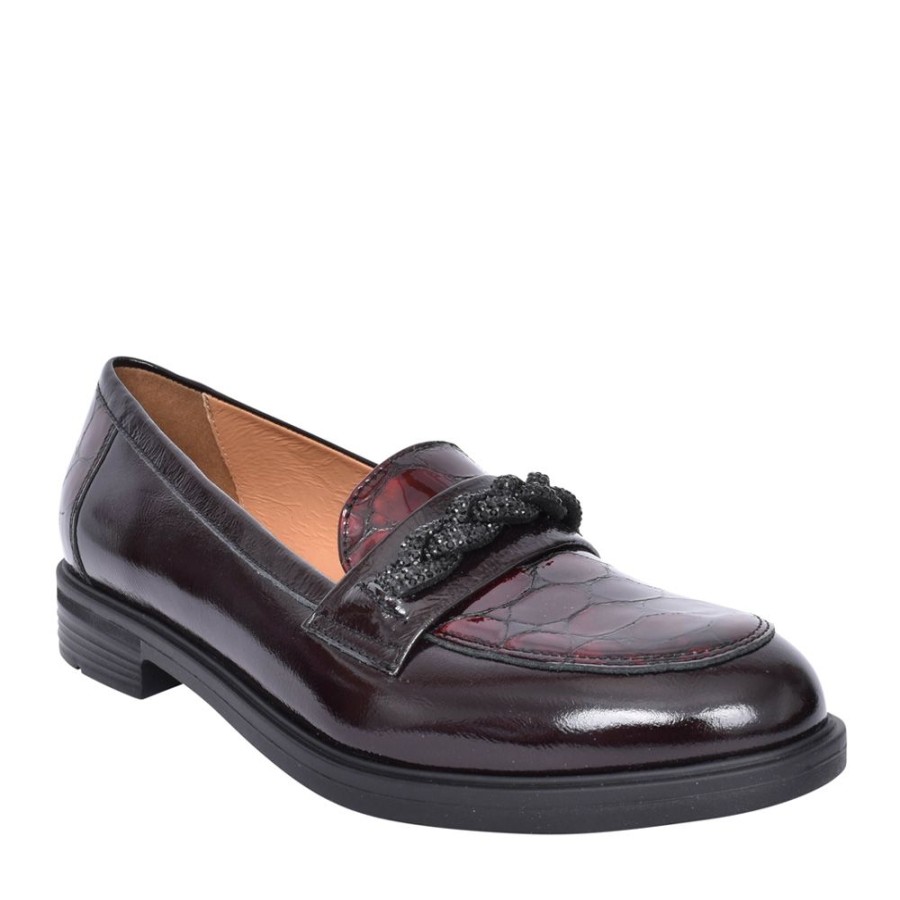 Ladies BIOECO | Ladies 6418 Loafer In Burgandy